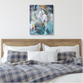Wolven Canvas Afdruk (Insitu (Slaapkamer))