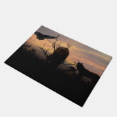 Wolven en raven deurmat (Schuin)