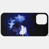 Wolven en Raven met volle maan Case-Mate iPhone Case (Achterkant (horizontaal))