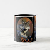 Wolven Grijze Wolf Canis Lupis Tweekleurige Koffiemok (Center)