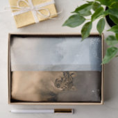 Wolven Howling bij de maan Tissuepapier (Geschenk)