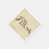 Wolven Howling van de  Wolfkunst van Moon Servet (Hoek)