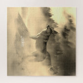 wolven in de zonsopgang legpuzzel (Horizontaal)