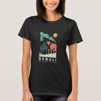 Wolven in het Forest Denali National Park in Alask T-shirt