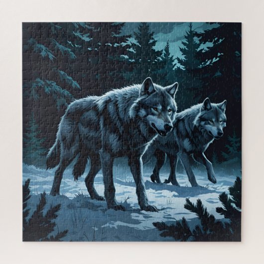 Wolven Legpuzzel (Verticaal)