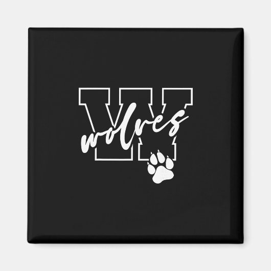 Wolven magneet (Voorkant)