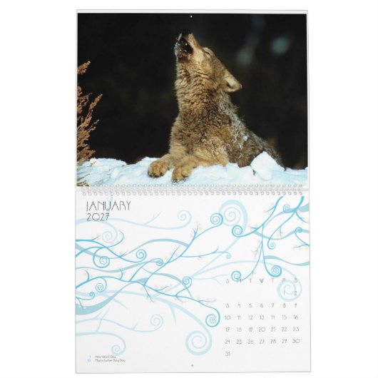 Wolven met pups 2010 Agenda Kalender (Jan 2027)