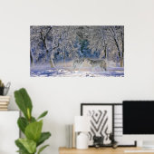 Wolven van geelsteen poster (Thuiskantoor)