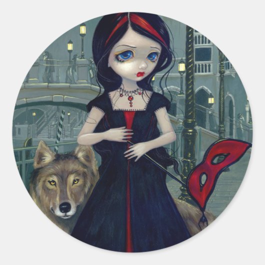 "Wolven van Venetië" Sticker (Voorkant)