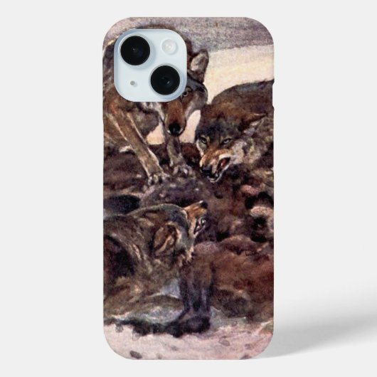 Wolven van Winifred Austen,  wilde dieren Case-Mate iPhone Case (Achterkant)