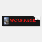 Wolven, WOLF PACK Bumpersticker (Voorkant)
