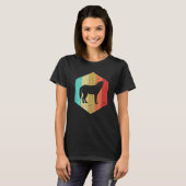  Wolven Wolf Retro Wolves Wolf Silhouette A T-shirt (Voorkant volledig)