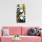 Wolvenfamilie Canvas Afdruk (Insitu (Woonkamer))