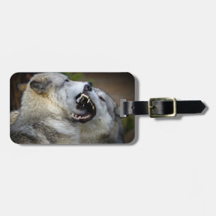 Wolvengevecht Bagagelabel