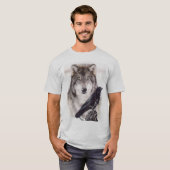 wolvenkraai t-shirt (Voorkant volledig)