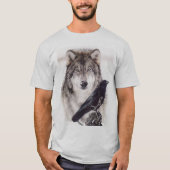 wolvenkraai t-shirt (Voorkant)