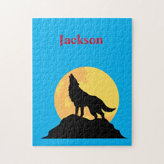 wolvenliefhebber legpuzzel (Verticaal)