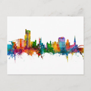 Wolverhampton England Skyline Briefkaart