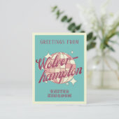 Wolverhampton Royaume-Uni vacances retro Carte pos (Debout devant)