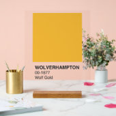 Wolverhampton Wolf Gold - Arrière - plan clair (Mariage)