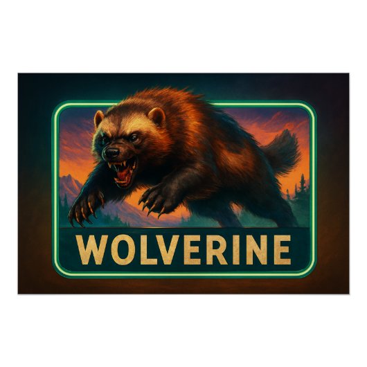 Wolverine Poster Print Perfect Poster (Voorkant)