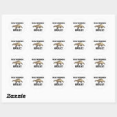 WOLVERINES-regel! Ronde Sticker (Vel)