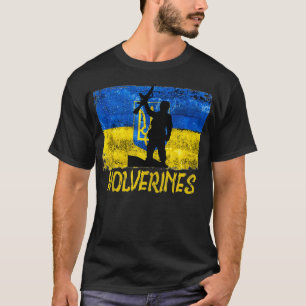 Wolverines steunen Oekraïne, Oekraïne Wolverines L T-shirt