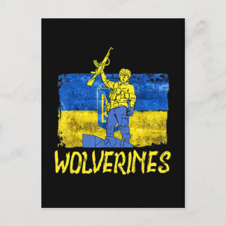 Wolverines steunt Oekraïne, Oekraïne Wolverines Briefkaart