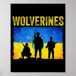 Wolverines steunt Oekraïne Poster