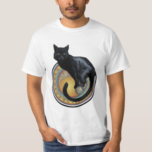 Wolverton Black Cat T-Shirt (Voorkant)