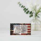 Wolves American Flag Visitekaartje (Staand voorkant)