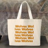 Wolves Jumbo Canvas tas