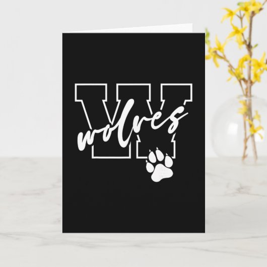 Wolves  kaart (Gele Bloem)