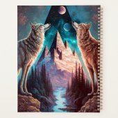 Wolves Mountain Visionary Imaginaire Art (Dos)