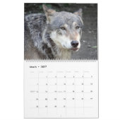 Wolves Wolf Theme Wall Calendrier 2025 (Mar 2027)