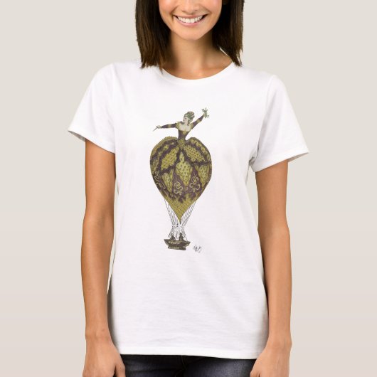 Woman 1 van de luchtballon t-shirt (Voorkant)