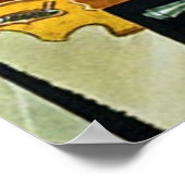 Woman Architect Miniature House Blueprints Poster (Hoek)