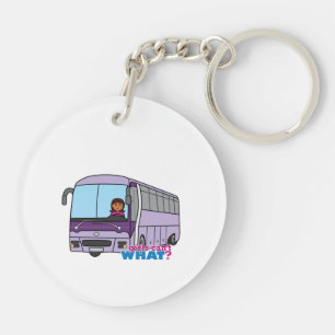 Woman Bus Driver Sleutelhanger