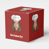 Woman Chef Bedankdoosjes (Voorkant Zijde)