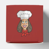 Woman Chef Bedankdoosjes (Bovenkant)
