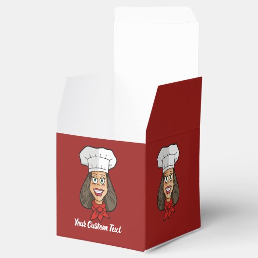 Woman Chef Bedankdoosjes (Geopend)