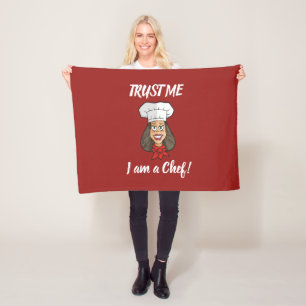 Woman Chef Fleece Deken