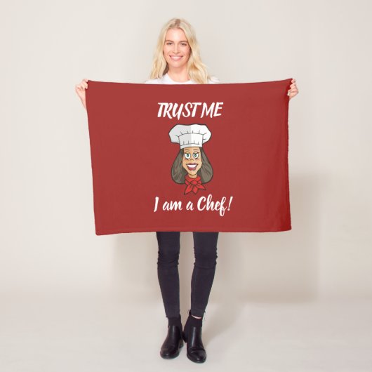 Woman Chef Fleece Deken (In situ)