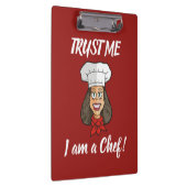 Woman Chef Klembord (Rechts)