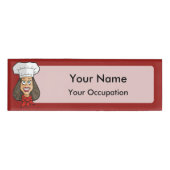 Woman Chef Naambadge (Voorkant)