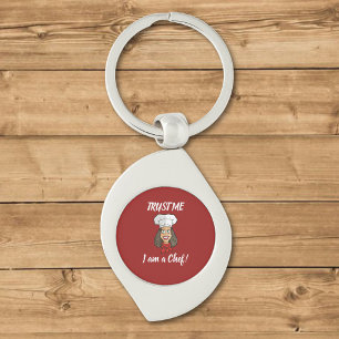 Woman Chef Sleutelhanger