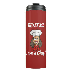Woman Chef Thermosbeker