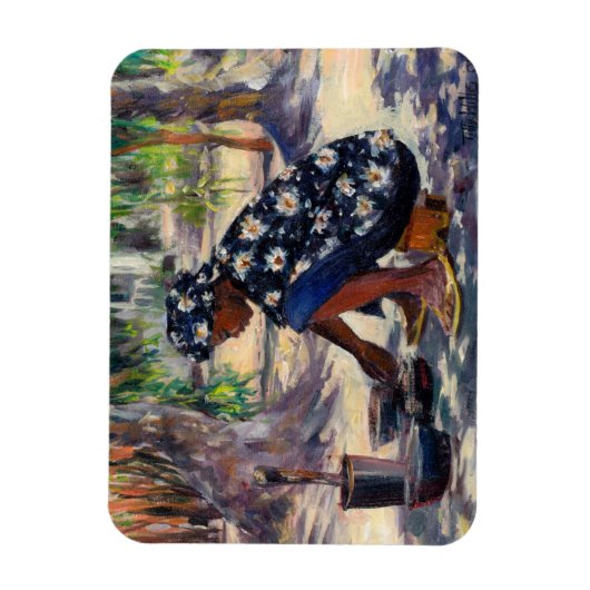 Woman Cooking 2004 Magneet (Verticaal)