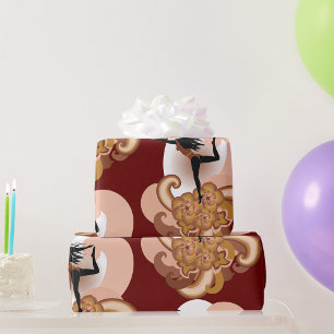 Woman Doing Yoga Cadeaupapier