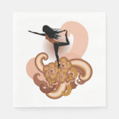 Woman Doing Yoga Servet (Voorkant)